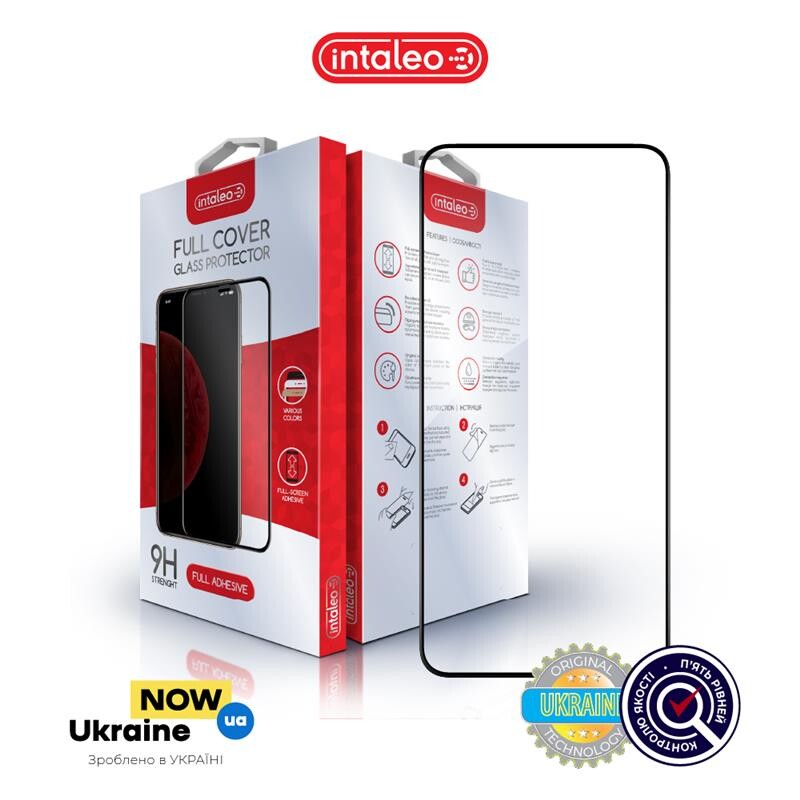 Захисне скло Intaleo для Samsung Galaxy S22+ SM-S906 Full Glue Black (1283126523052)
