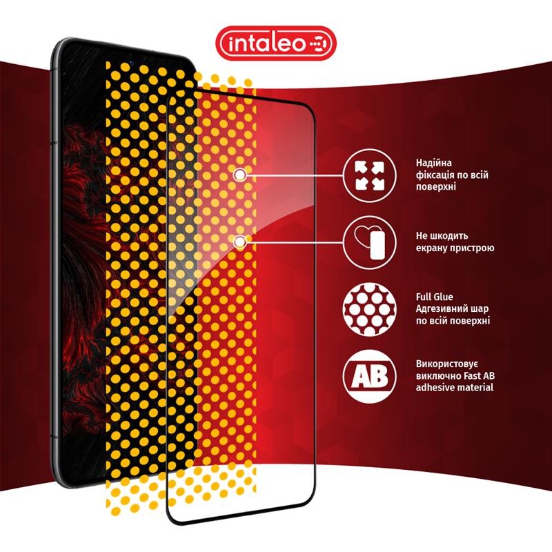 Захисне скло Intaleo для Samsung Galaxy S22+ SM-S906 Full Glue Black (1283126523052)