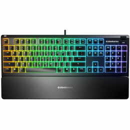 Клавiатура SteelSeries Apex 3 Black (64795)