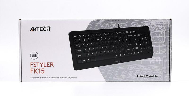 Клавіатура A4Tech Fstyler FK15 Ukr Black