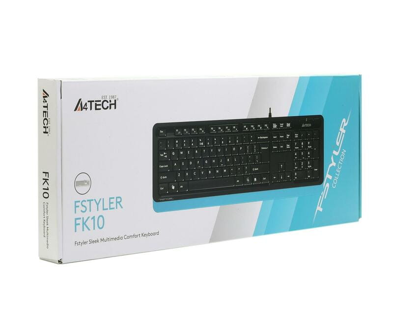 Клавіатура A4Tech FK10 Ukr Blue