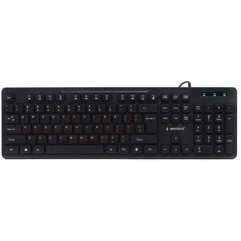 Клавіатура Gembird KB-MCH-04-UA Ukr Black