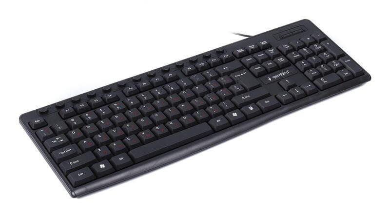 Клавиатура Gembird KB-UM-107-UA Ukr Black