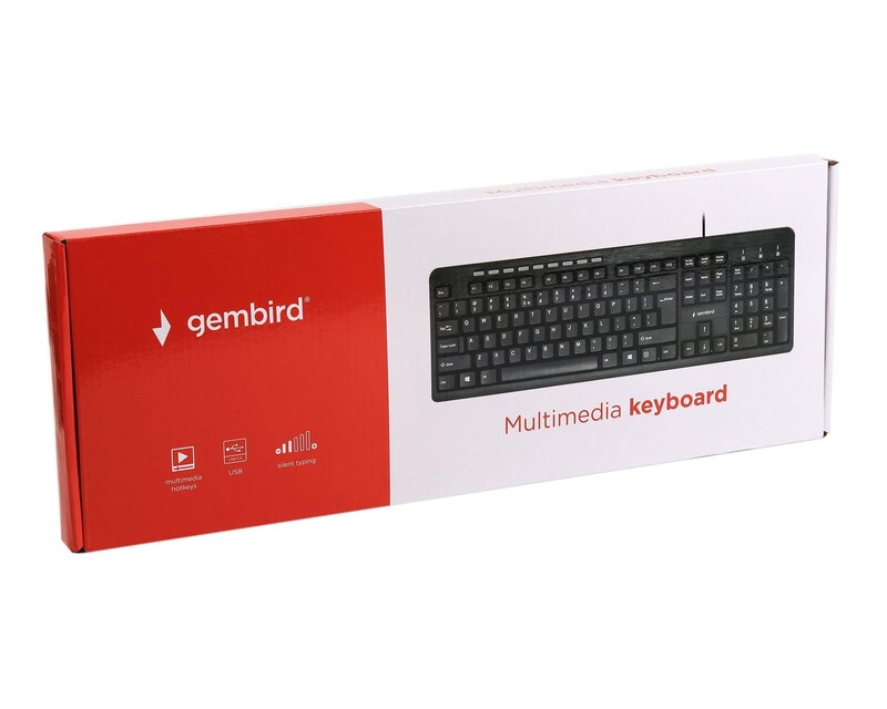 Клавиатура Gembird KB-UM-106-UA Ukr Black