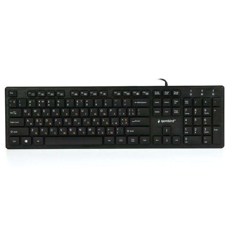 Клавиатура Gembird KB-MCH-03-UA Ukr Black