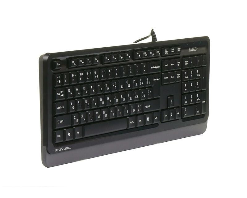 Клавіатура A4Tech FK10 Ukr Grey