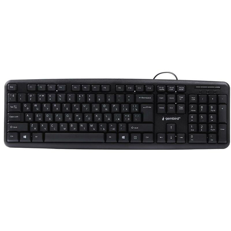Клавіатура Gembird KB-U-103-UA Ukr Black