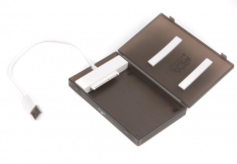 Зовнішня кишеня AgeStar для підключення SATA HDD 2.5", USB 2.0, Black (SUBCP1)