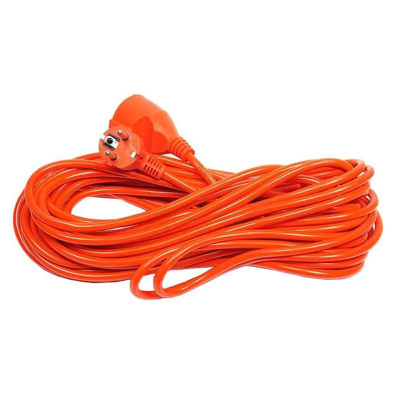 Подовжувач PowerPlant JY-3024/15 (PPCA08M150S1) 1 розетка, 15 м, помаранчевий