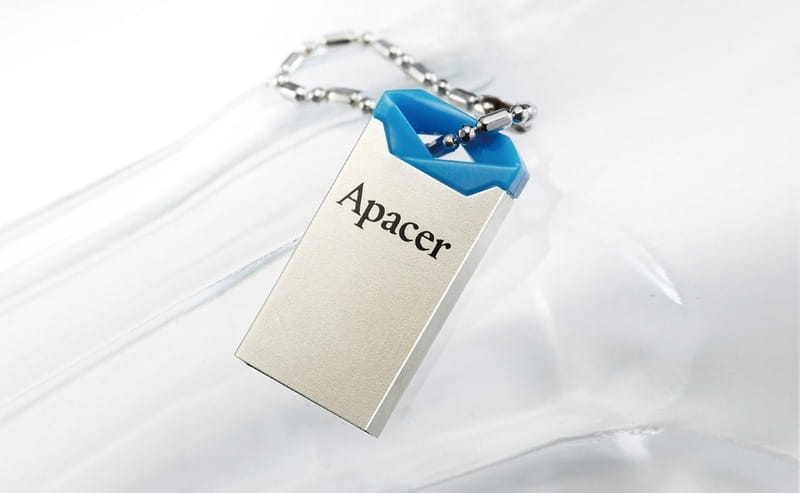 Флеш-накопитель USB 32GB Apacer AH111 Silver/Blue (AP32GAH111U-1)