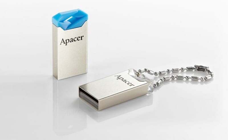 Флеш-накопитель USB 32GB Apacer AH111 Silver/Blue (AP32GAH111U-1)