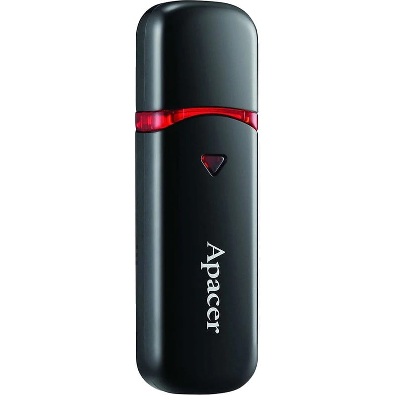 Флеш-накопитель USB 64GB Apacer AH333 Black (AP64GAH333B-1)