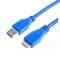 Фото - Кабель Prologix для зовнішніх жорстких дисків USB-A 3.0 для USB Micro-B 0,5 м, 5 Гбіт/с, синій (PR-USB-P-12-30-05m) | click.ua