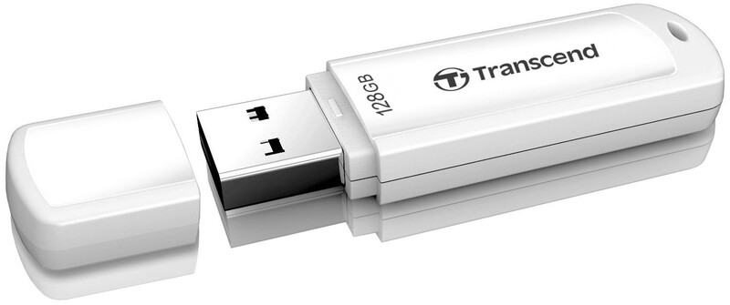 Флеш-накопичувач USB3.1 128GB Transcend JetFlash 730 White (TS128GJF730)