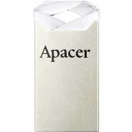 Флеш-накопичувач USB 64GB Apacer AH111 Silver/Crystal (AP64GAH111CR-1)