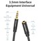 Фото - Кабель Vention 3.5 мм - 3.5 мм (M/F), 5 м, Black (VAB-B06-B500-M) | click.ua