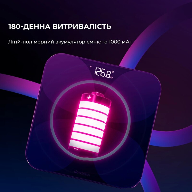 Ваги підлогові Yunmai Pro Black (M1806CH-BK)