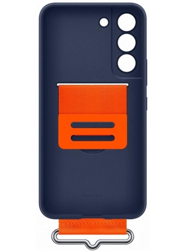 Чeхол-накладка Samsung Clear Strap Cover для Samsung Galaxy S22+ SM-S906 Navy (EF-GS906TNEGRU)