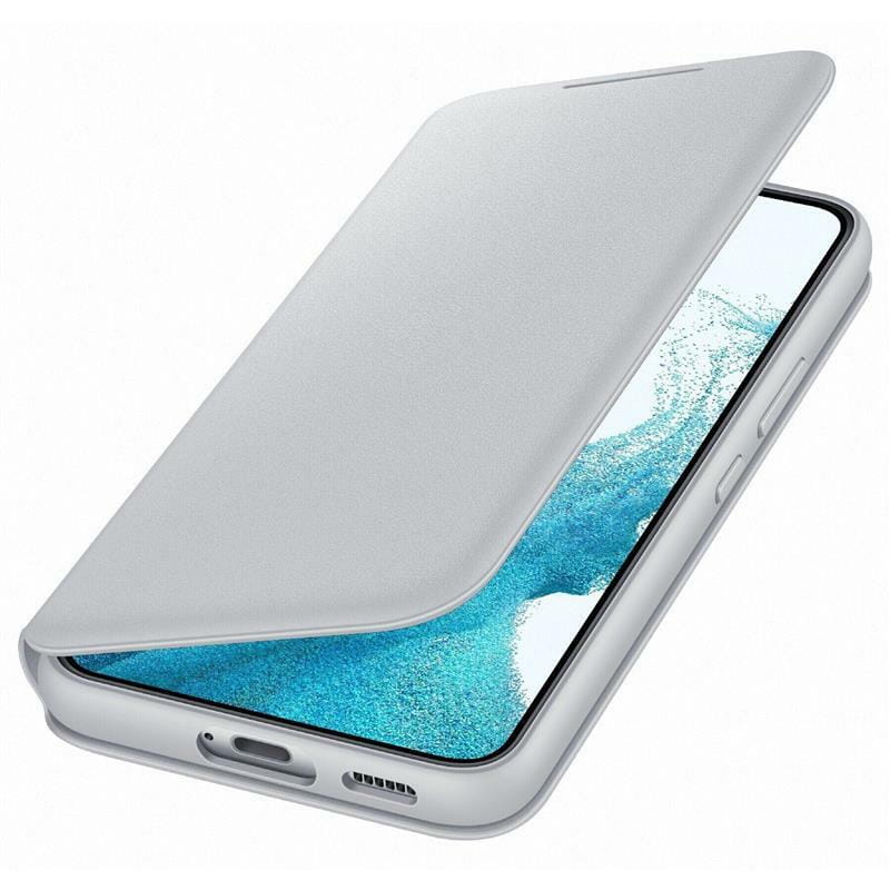 Чохол-книжка Samsung Smart LED View Cover для Samsung Galaxy S22 SM-S901 Light Gray (EF-NS901PJEGRU)
