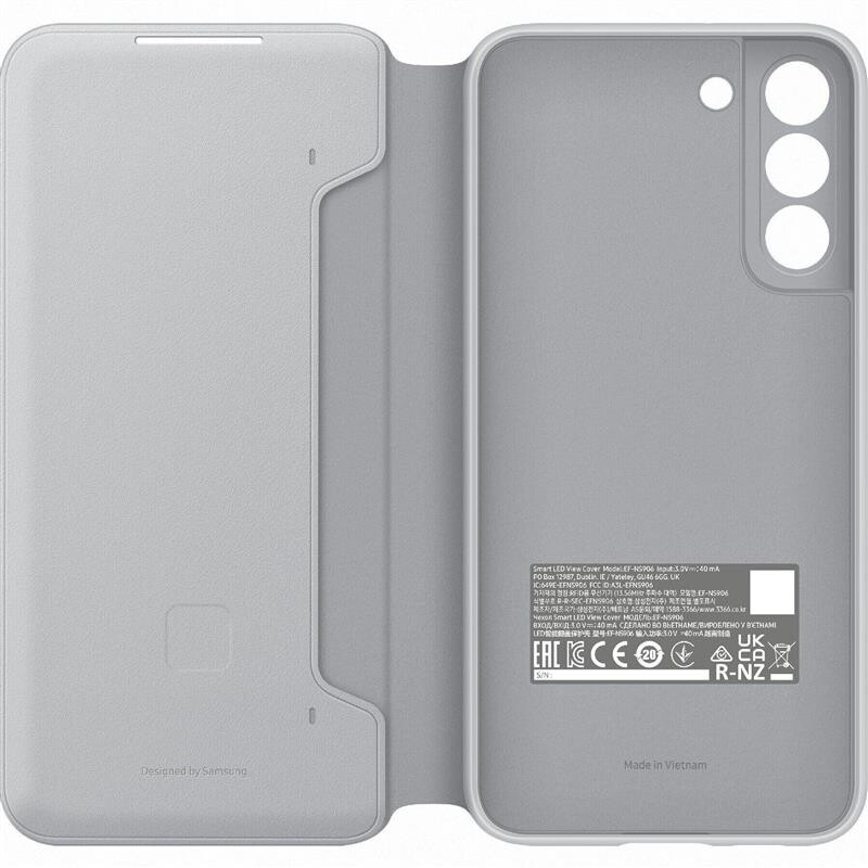 Чохол-книжка Samsung Smart LED View Cover для Samsung Galaxy S22+ SM-S906 Light Gray (EF-NS906PJEGRU)