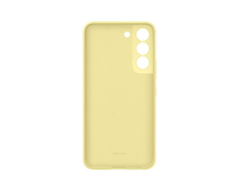 Чохол-накладка Samsung Silicone Cover для Samsung Galaxy S22 SM-S901 Butter Yellow (EF-PS901TYEGRU)