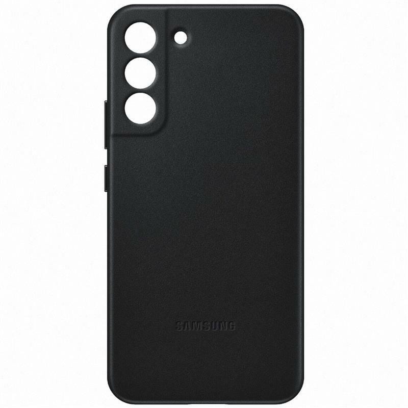 Чехол-накладка Samsung Leather Cover для Samsung Galaxy S22+ SM-S906 Black (EF-VS906LBEGRU)