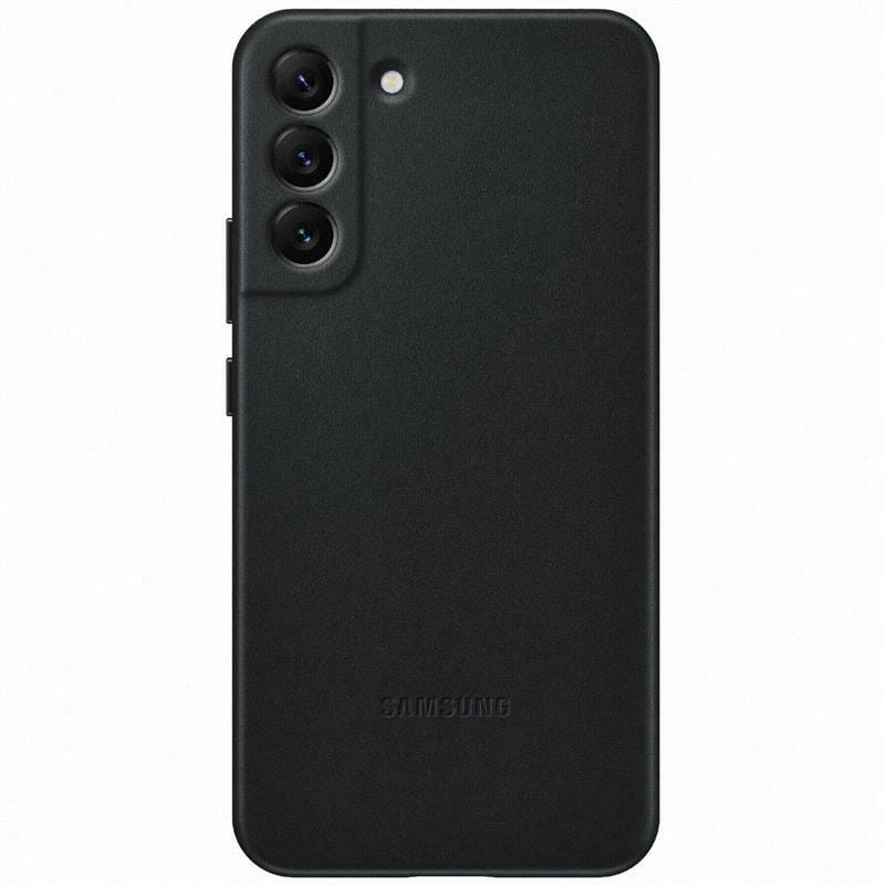 Чехол-накладка Samsung Leather Cover для Samsung Galaxy S22+ SM-S906 Black (EF-VS906LBEGRU)
