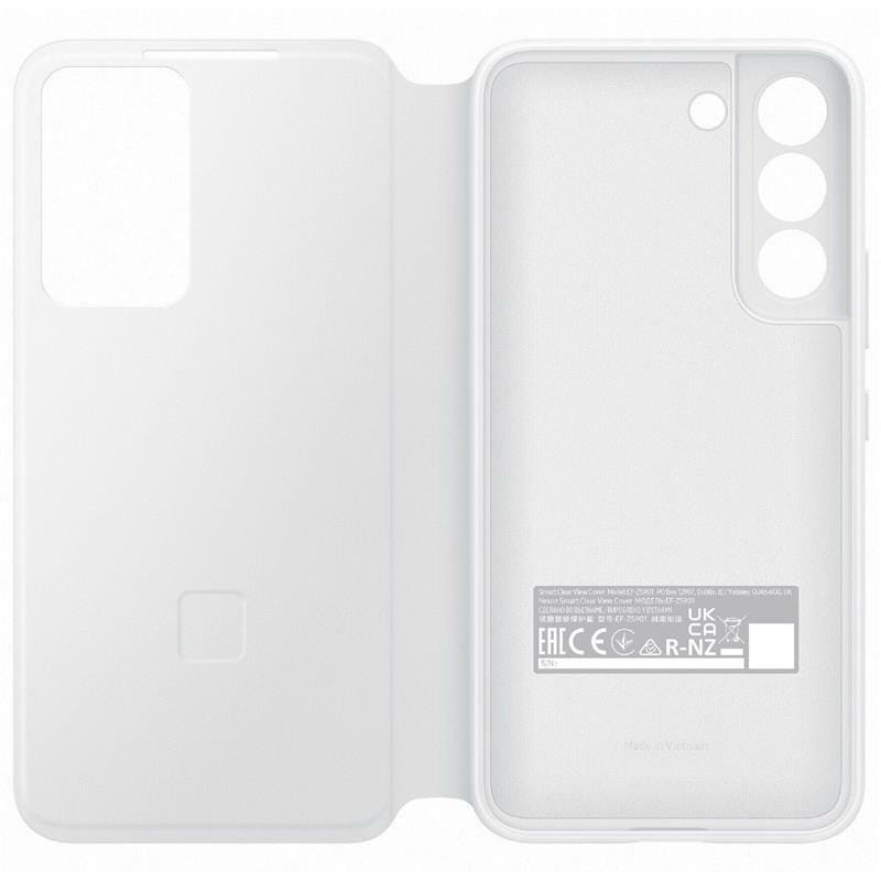 Чохол-книжка Samsung Smart Clear View Cover для Samsung Galaxy S22 SM-S901 White (EF-ZS901CWEGRU)