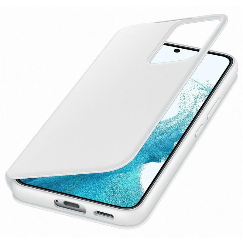 Чохол-книжка Samsung Smart Clear View Cover для Samsung Galaxy S22 SM-S901 White (EF-ZS901CWEGRU)