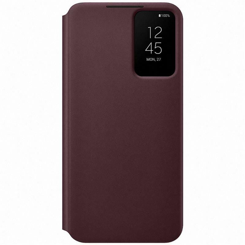 Чохол-книжка Samsung Smart Clear View Cover для Samsung Galaxy S22+ SM-S906 Burgundy (EF-ZS906CEEGRU)