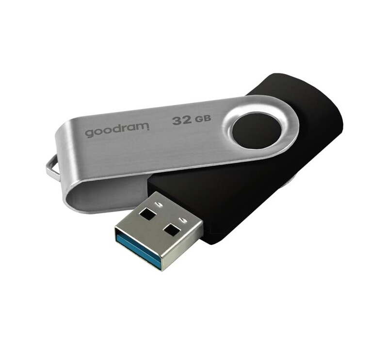 Флеш-накопитель USB3.2 32GB Goodram UTS3 (Twister) Black (UTS3-0320K0R11)