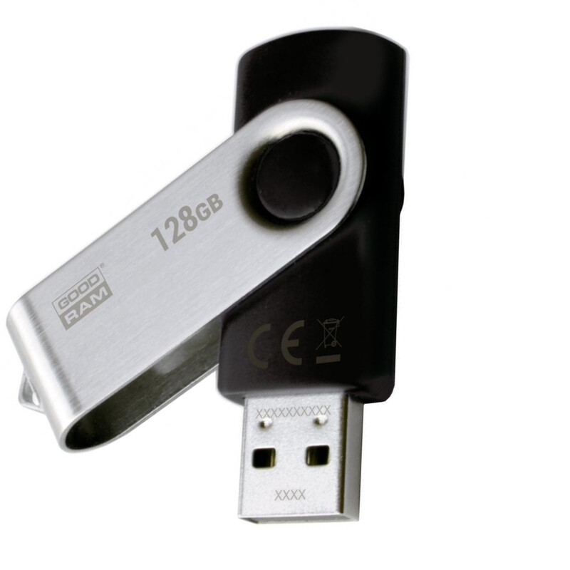 Флеш-накопитель USB2.0 128GB Goodram UTS2 (Twister) Black (UTS2-1280K0R11)