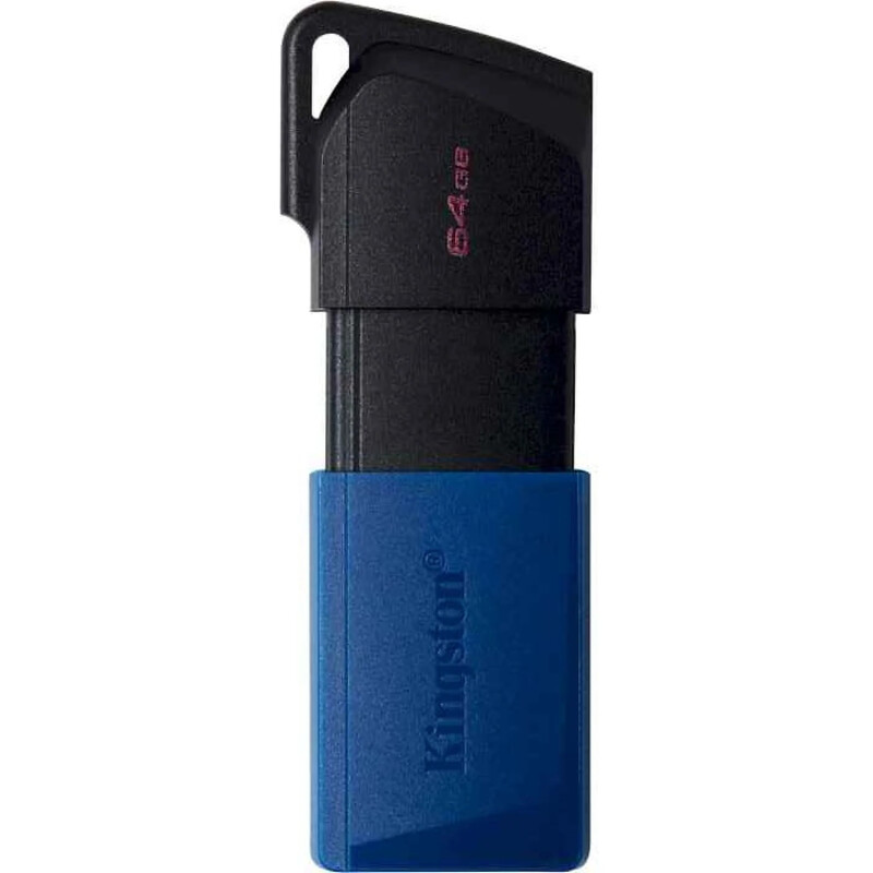 Флеш-накопичувач USB3.2 64GB Kingston DataTraveler Exodia M Black/Blue (DTXM/64GB)