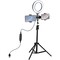 Фото - Кільцева USB LED-лампа Puluz PKT3036 6.2" + штатив 1.1 м (PKT3036) | click.ua