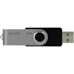 Флеш-накопитель USB2.0  8GB Goodram UTS2 (Twister) Black (UTS2-0080K0R11)