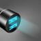 Фото - Автомобильное зарядное устройство SkyDolphin SZ02T Aluminium (2USB, 2.4A) Black (AZP-000072) + кабель Type-C | click.ua