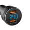 Фото - Автомобильное зарядное устройство SkyDolphin SZ05 Aluminium Double QC3.0 (2USB, 3.1A) Black (AZP-000084) | click.ua