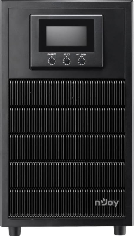 ИБП NJOY Aten Pro 3000 (PWUP-OL300AP-AZ01B), Online, 4 x Schuko, USB, LCD, металл