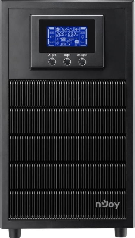 ИБП NJOY Aten Pro 3000 (PWUP-OL300AP-AZ01B), Online, 4 x Schuko, USB, LCD, металл