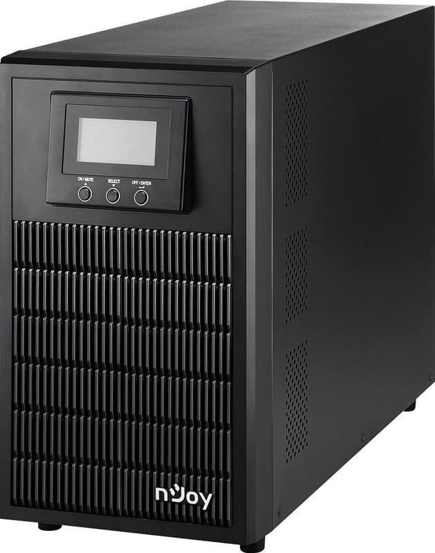 ИБП NJOY Aten Pro 3000 (PWUP-OL300AP-AZ01B), Online, 4 x Schuko, USB, LCD, металл