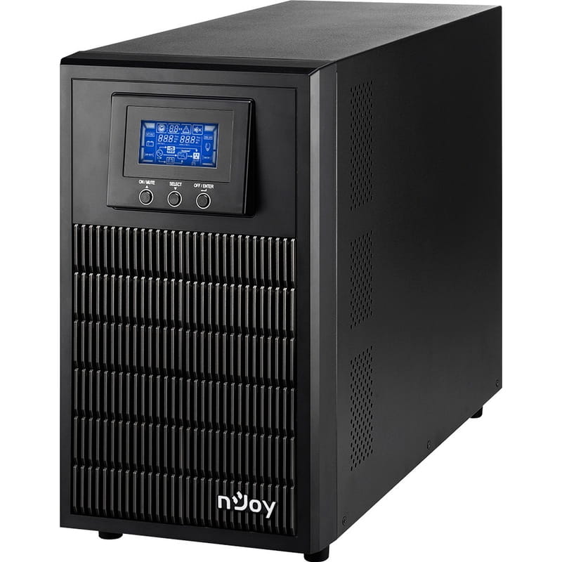 ИБП NJOY Aten Pro 3000 (PWUP-OL300AP-AZ01B), Online, 4 x Schuko, USB, LCD, металл