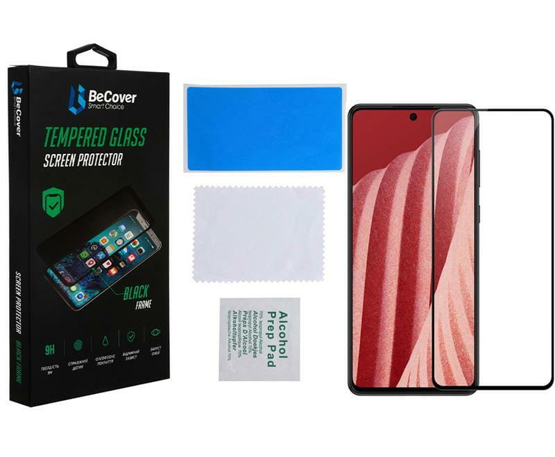 Защитное стекло BeCover для Samsung Galaxy A73 SM-A736 Black (707323)