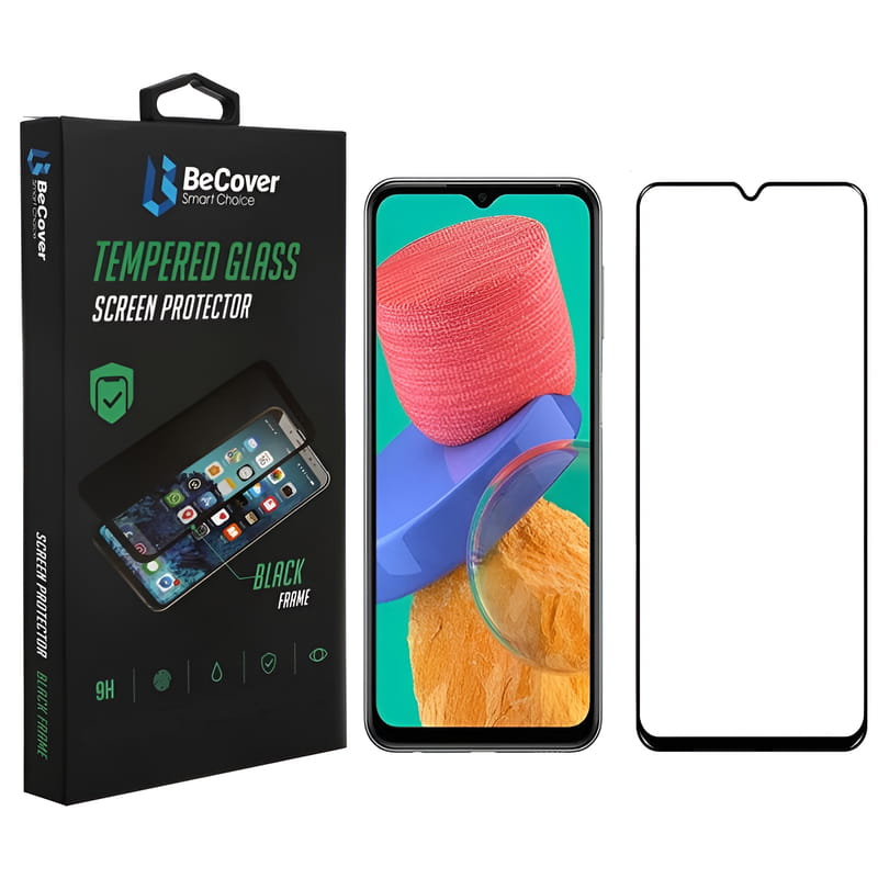 Защитное стекло BeCover для Samsung Galaxy M33 SM-M336 Black (707356)