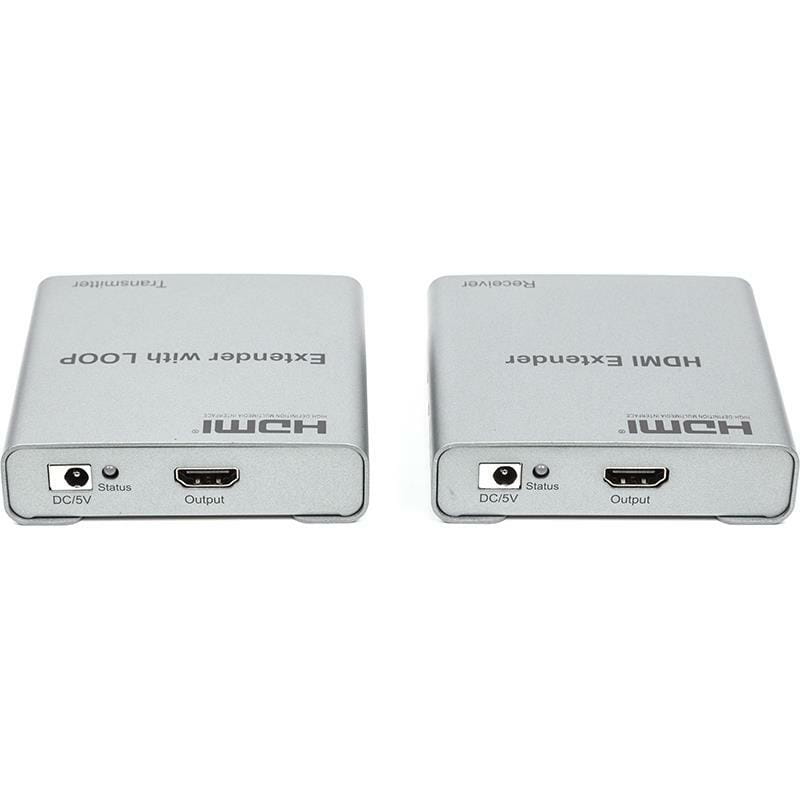 Удлинитель HDMI сигнала PowerPlant HDMI 1080P/60hz, до 200м, через CAT5E/6 (HDES200-KVM) (CA912964)