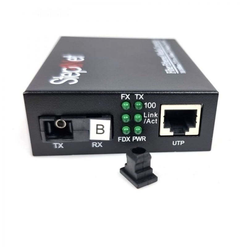 Медіаконвертер Step4Net (MC-R-0,1-1SM-1550nm-20) 10/100 Мб, 20км