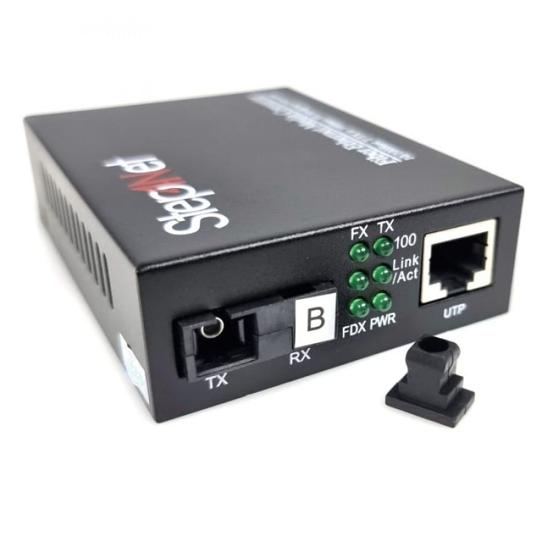 Медіаконвертер Step4Net (MC-R-0,1-1SM-1550nm-20) 10/100 Мб, 20км