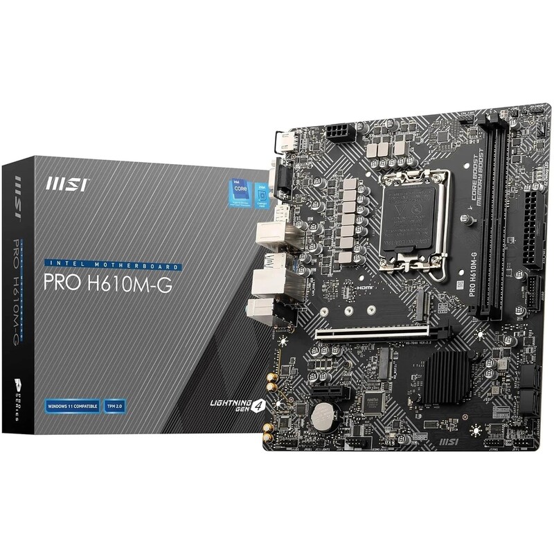 Материнская плата MSI Pro H610M-G DDR4 Socket 1700