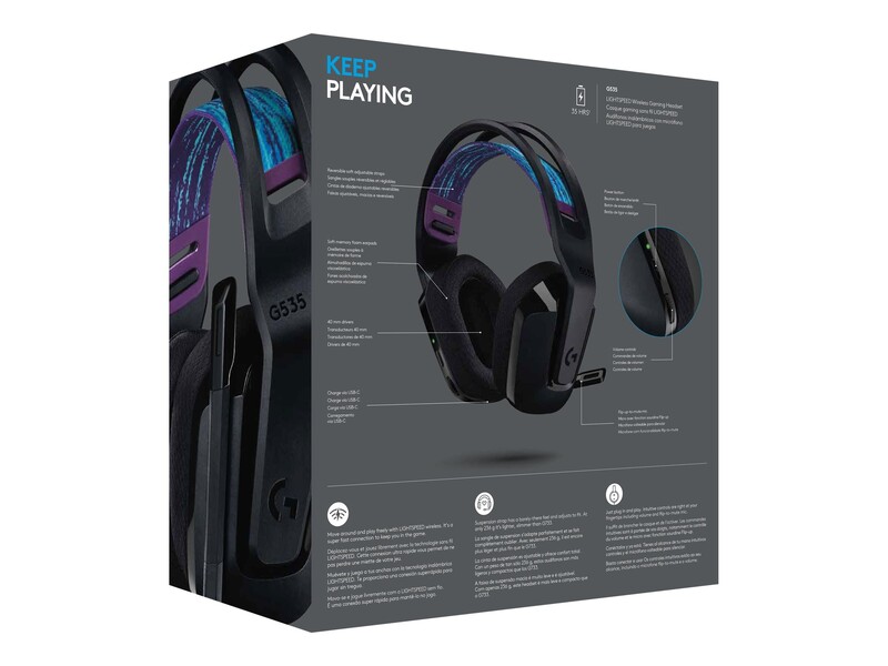 Гарнитура Logitech G535 Black (981-000972)