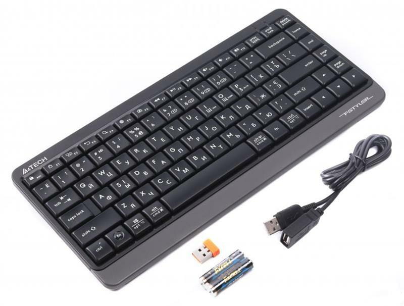 Клавіатура бездротова A4Tech FBK11 Grey