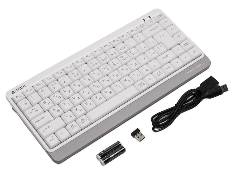 Клавиатура беспроводная A4Tech FBK11 White